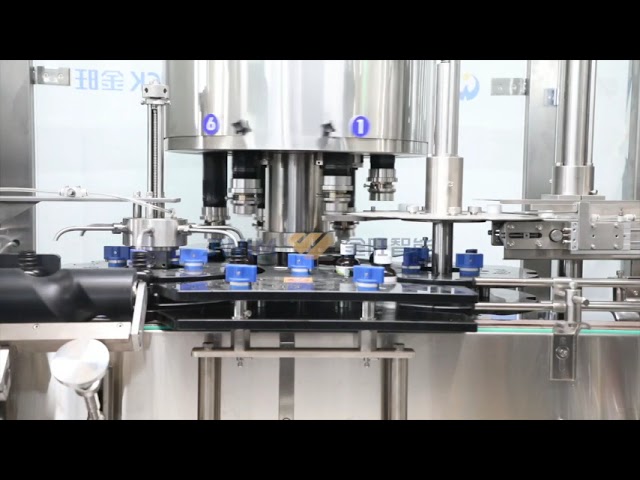 6 8 Heads Automatic High Speed Plastic Bottle Rotary Screw Capping Machine