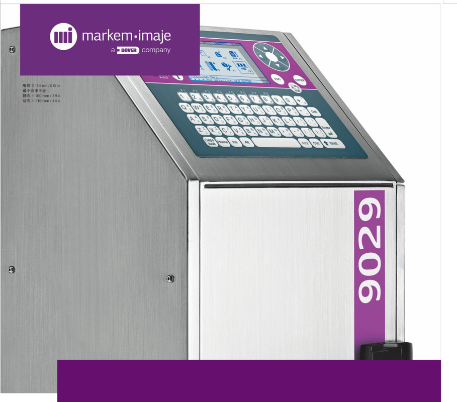 Markem·Imaje 9029 ছোট অক্ষর ইনকজেট প্রিন্টার 100-240VAC, 50/60Hz, 34W