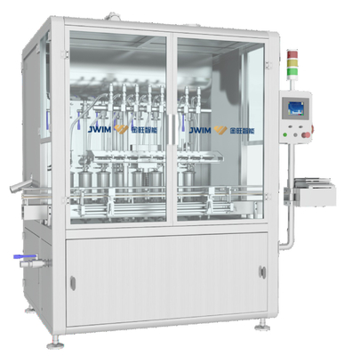 50 Bpm কীটনাশক ফিলিং মেশিন 50-1000mL 8 অগ্রভাগ প্যাকিং মেশিন
